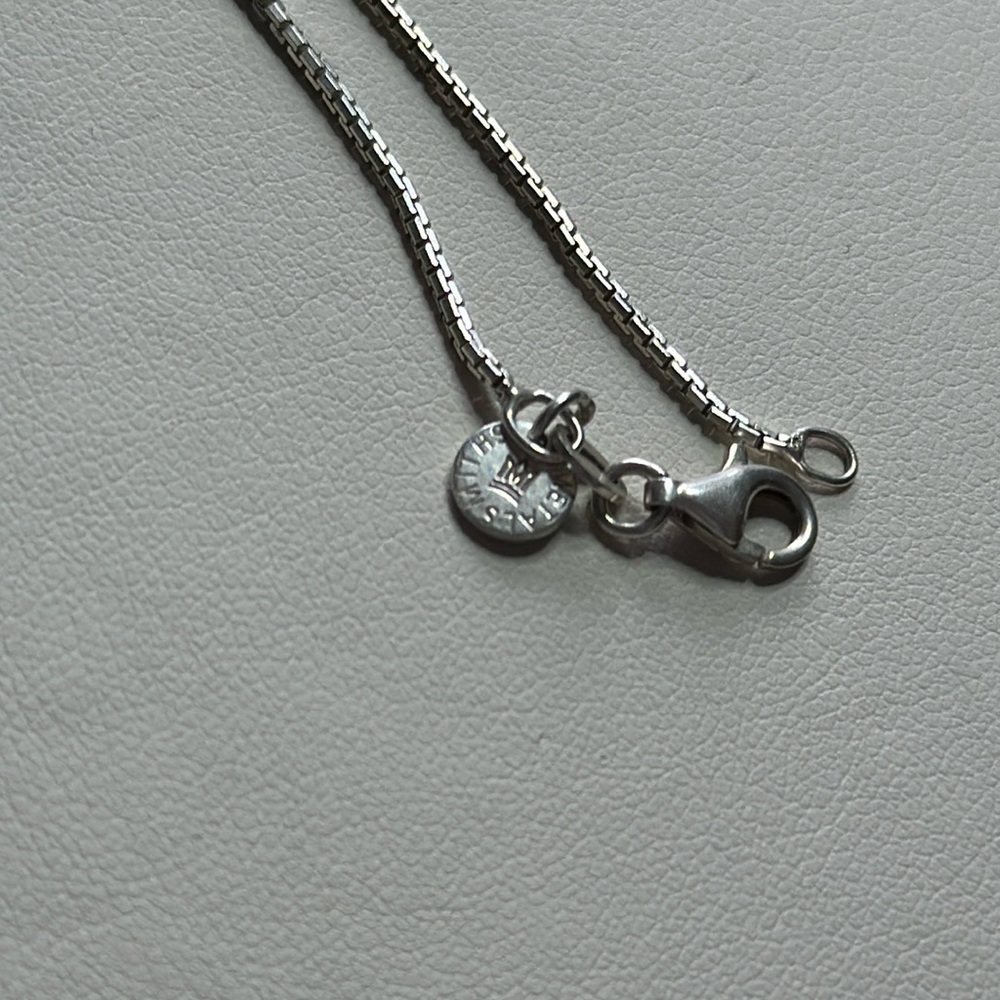 🍄Metalsmith 16 inch silver 925 box chain - Picture 2 of 7